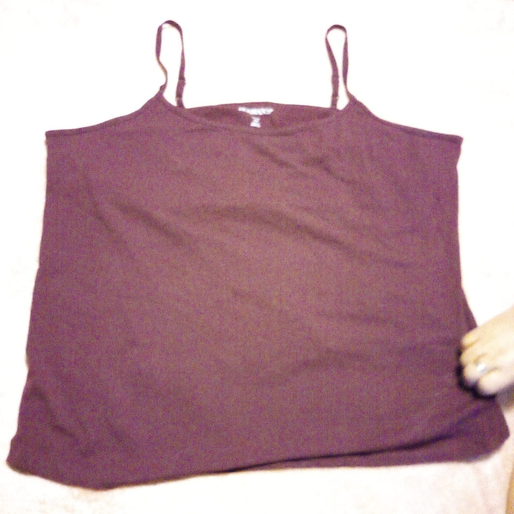 Tank Shirt with bra - burgundy